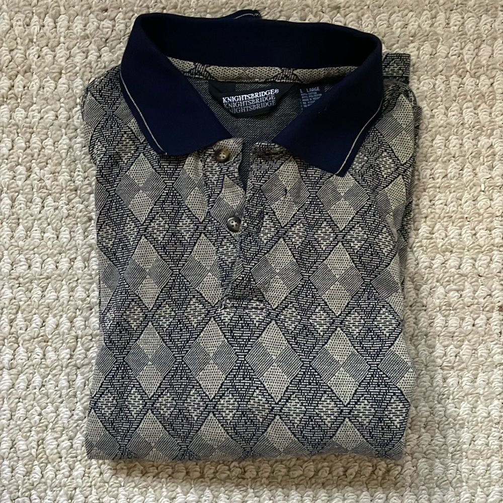 Vintage long sleeve polo